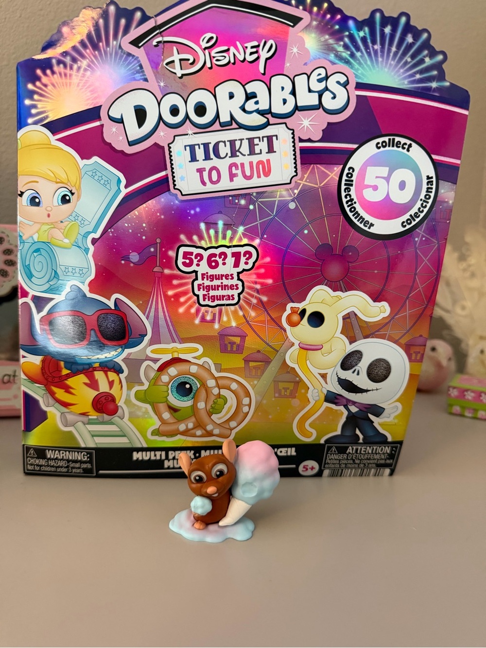 Disney Doorables Ticket to Fun Emile RARE Ratatouille Festival Foodies